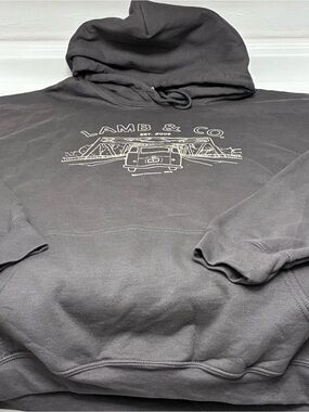 Lamb & Co Charcoal 2XL Hoodie
